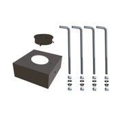 P4" Round Anchor Bolt Kit With 73661-RAB Bolt4/11 Bck-R4