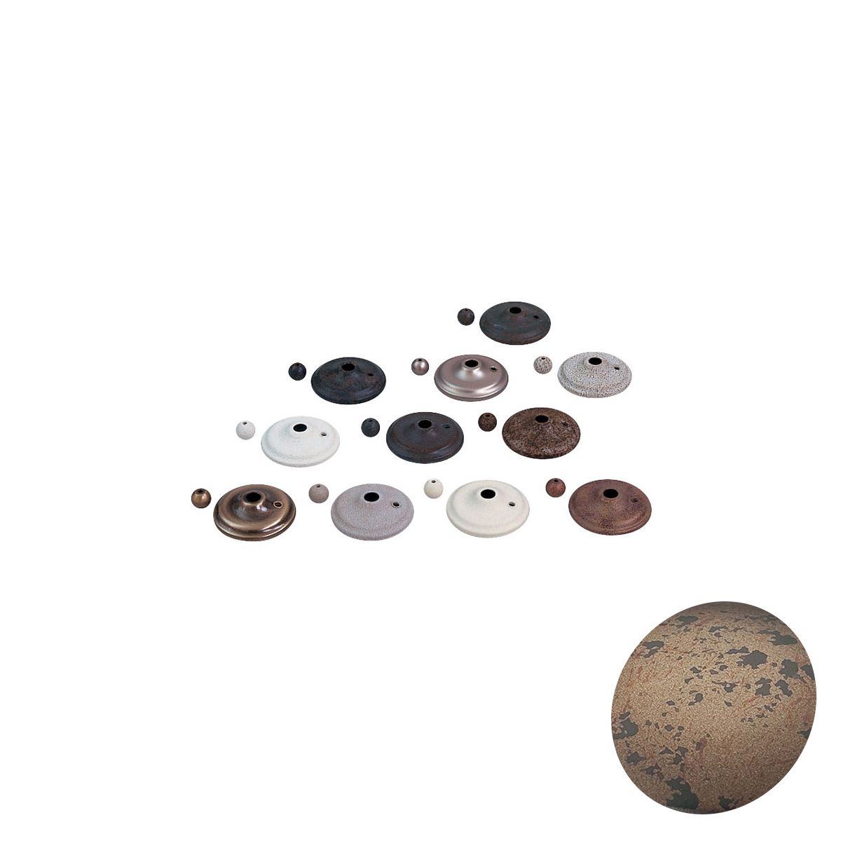 Ceiling Fan Light Kit Cap Cattera Bronze Finish - Bees Lighting