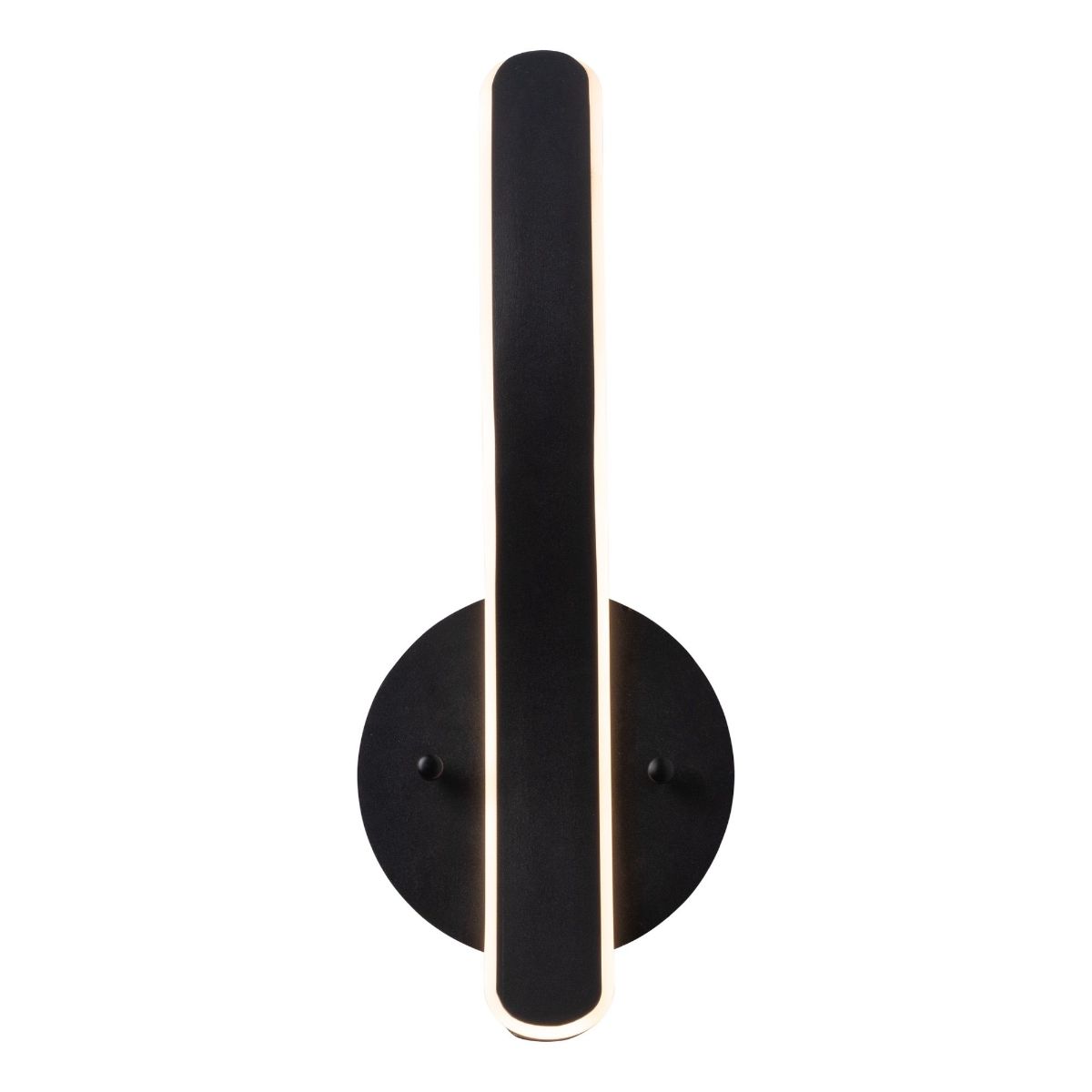 Sirius 15 In. Wall Sconce Black Finish
