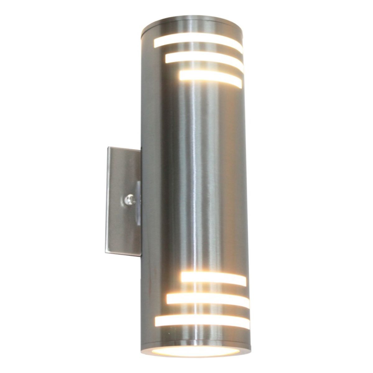 Nuevo 13 in. 2 Lights Outdoor Wall Sconce Stainless Steel Finish