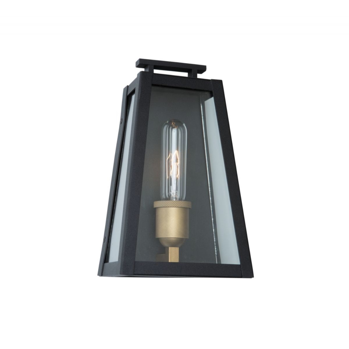 Charlestown 10 in. Outdoor Wall Sconce Black Finish