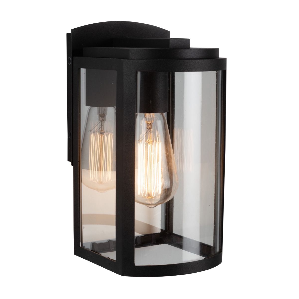 Lakewood 10 In. Outdoor Wall Light Matte Black Finish
