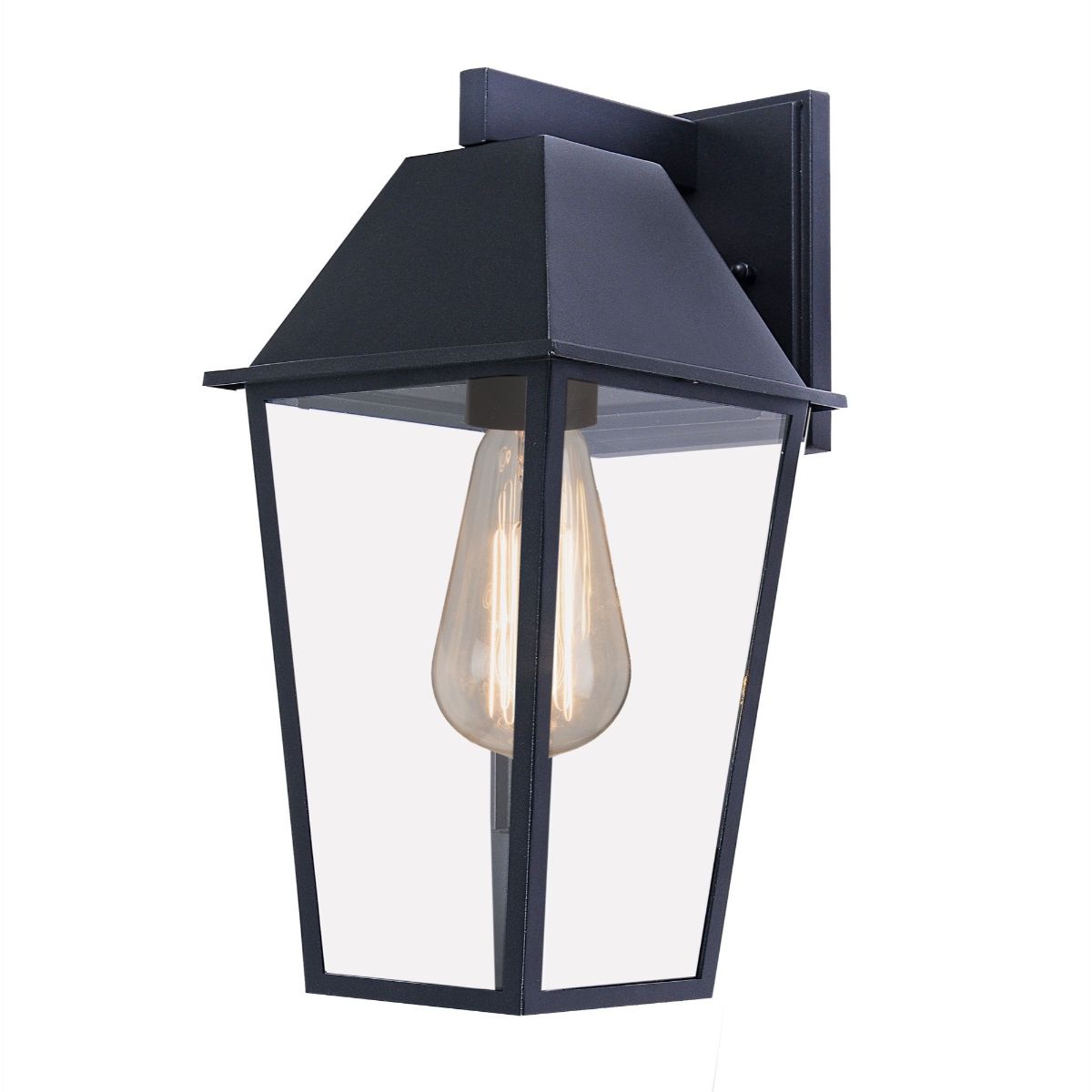 Winchester 12 In. Outdoor Wall Light Black Finish