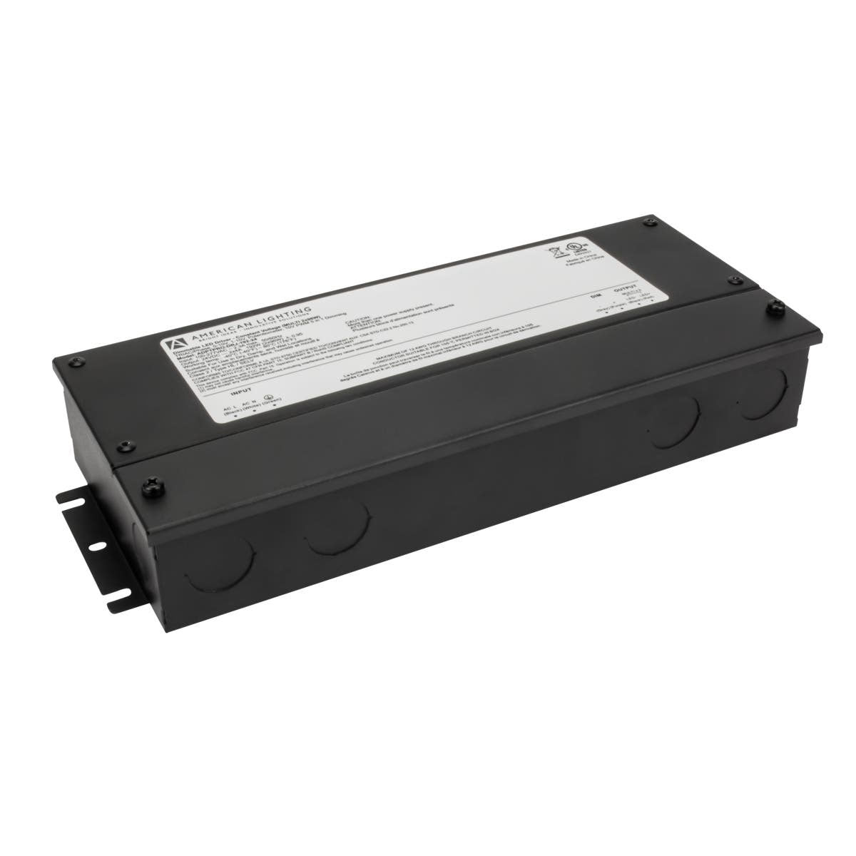 Adaptive 192 Watts, 24VDC LED Driver, ELV, MLV and Triac Dimming, 120-277V Input - Bees Lighting