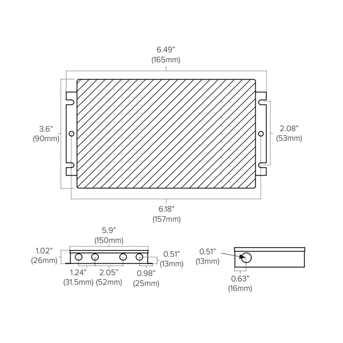 Adaptive 30 Watts, 24VDC LED Driver, ELV, MLV and Triac Dimming, 120-277V Input - Bees Lighting