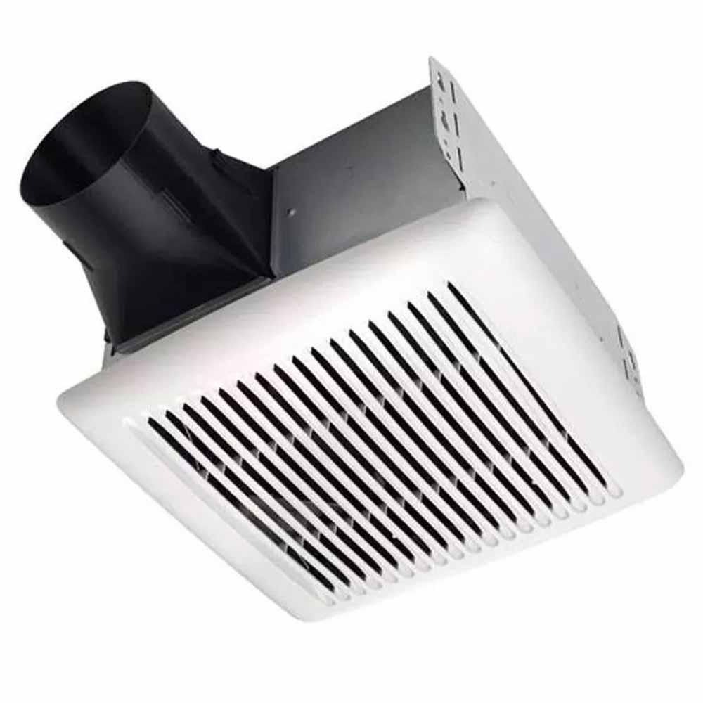 Flex Series Bathroom Exhaust Fan, 80 CFM, 0.7 Sones, 4 Inch Duct