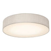 Ashland 13" LED Flush Mount with Grey Linen Fabric Shade