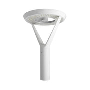 RAB AL5W/PCTA Post Top Area Light 17208 Lumens Selectable 120W-30W Selectable CCT 120-277V Photocell Arm White
