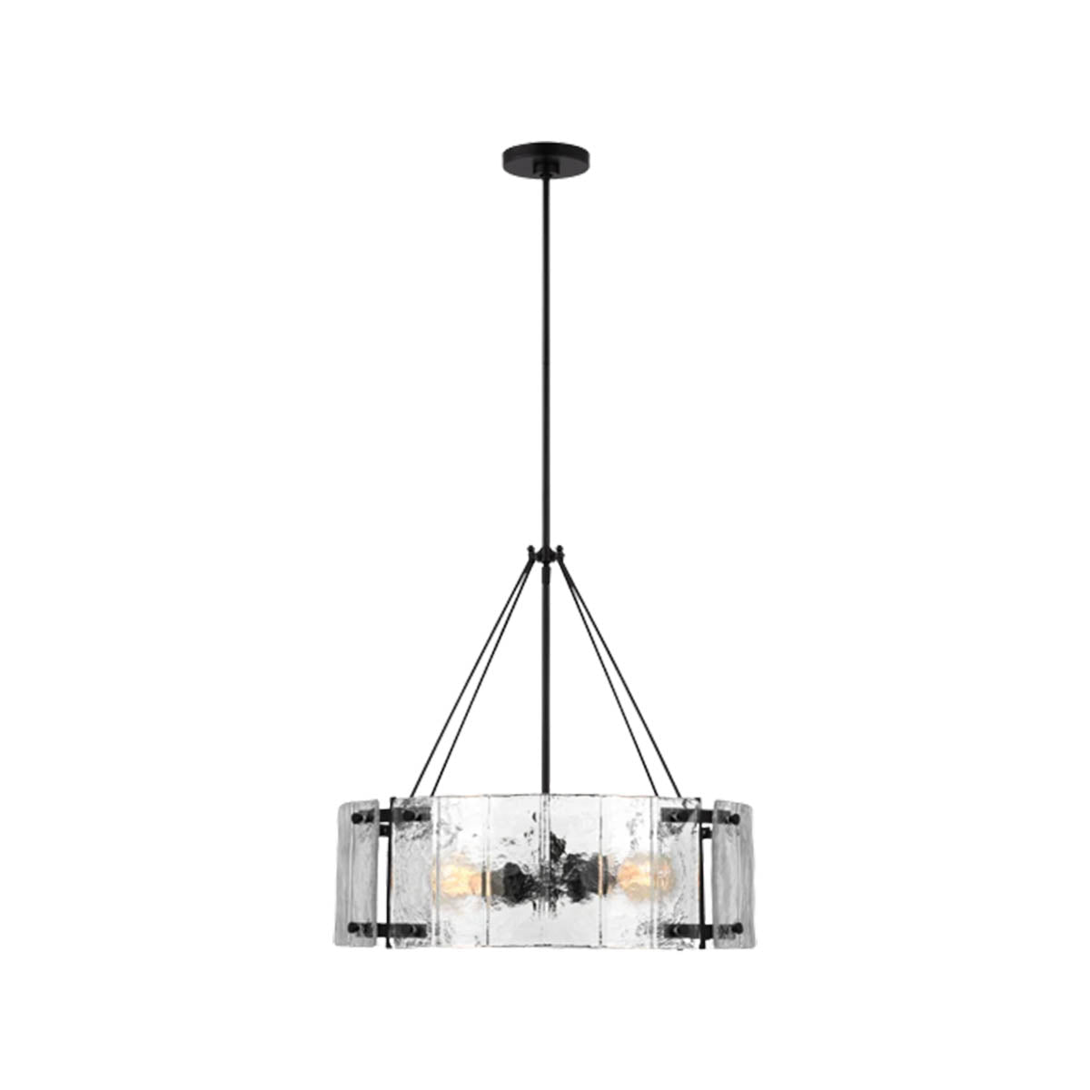 Calvert 24 in. 4 Lights Chandelier iron Finish - Bees Lighting