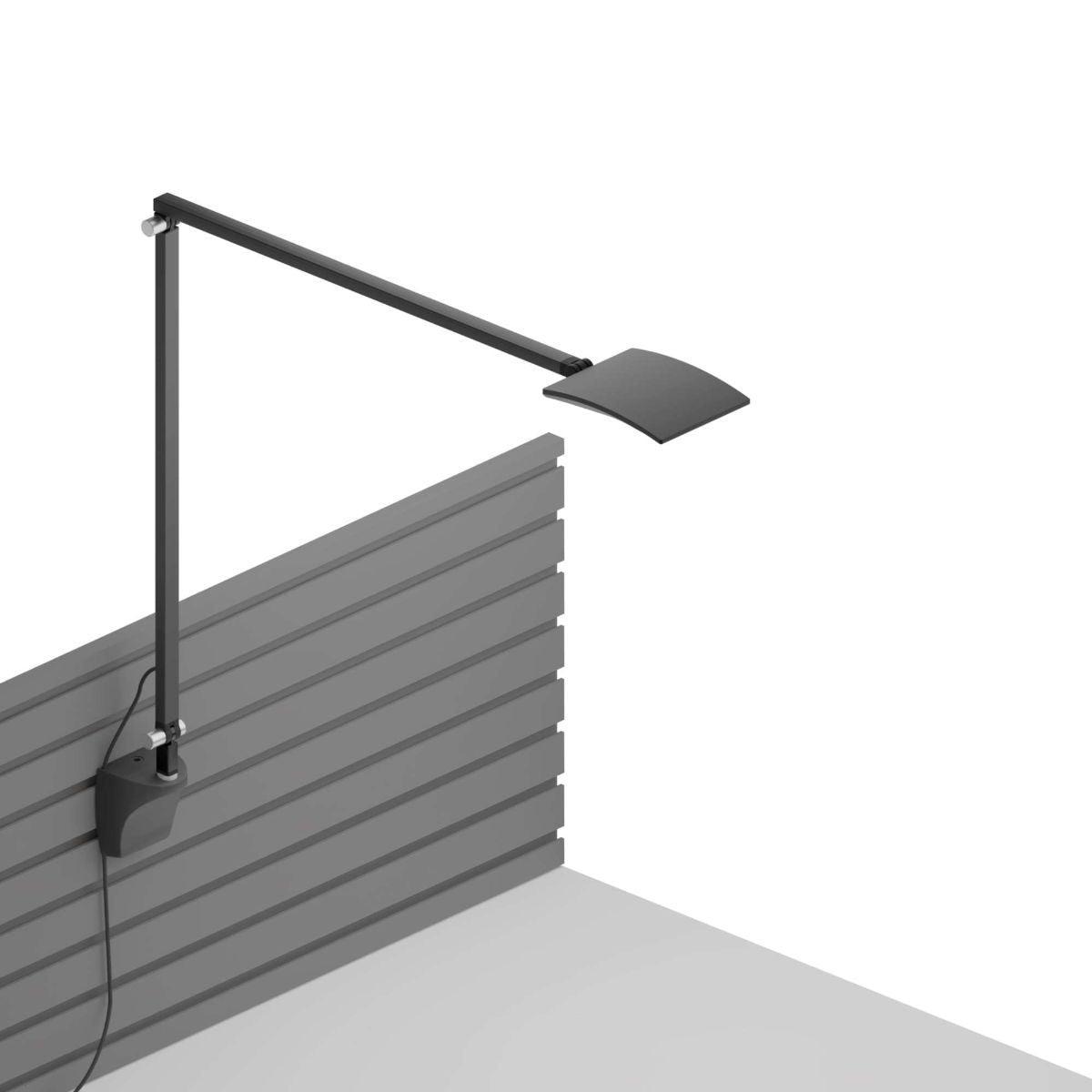 Mosso Pro Contemporary Slatwall Mount LED Plug In Swing Arm Wall Lamp