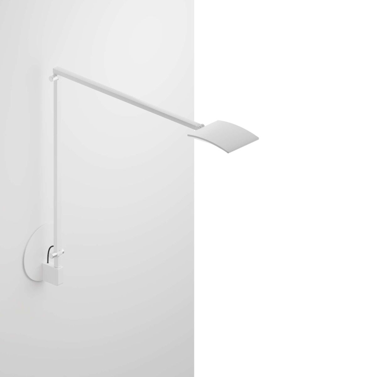 Mosso Pro Contemporary Hardwire Wall Mount LED Plug In Swing Arm Wall Lamp