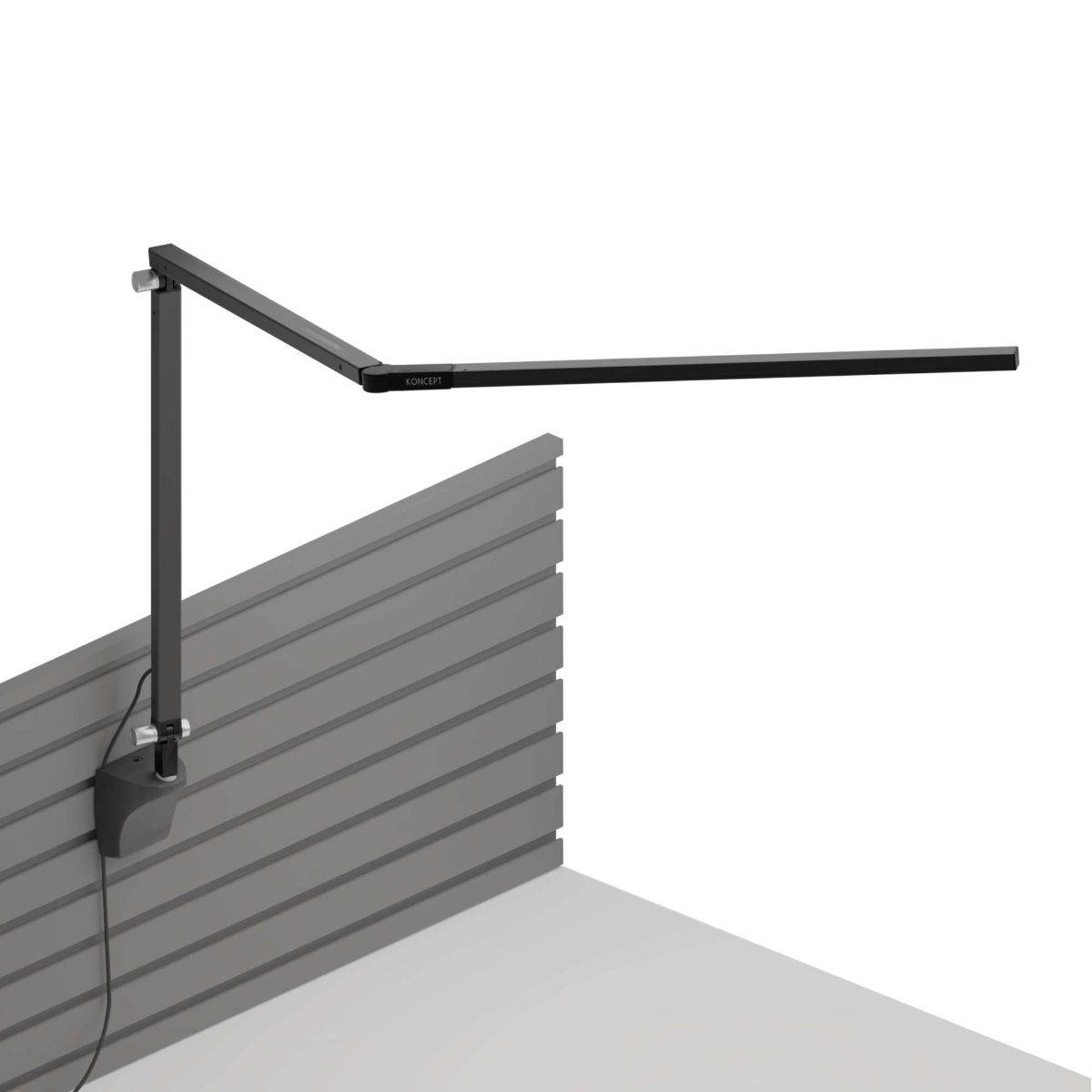 Z-Bar Contemporary Slatwall mount LED Swing Arm Wall Lamp Warm White Light