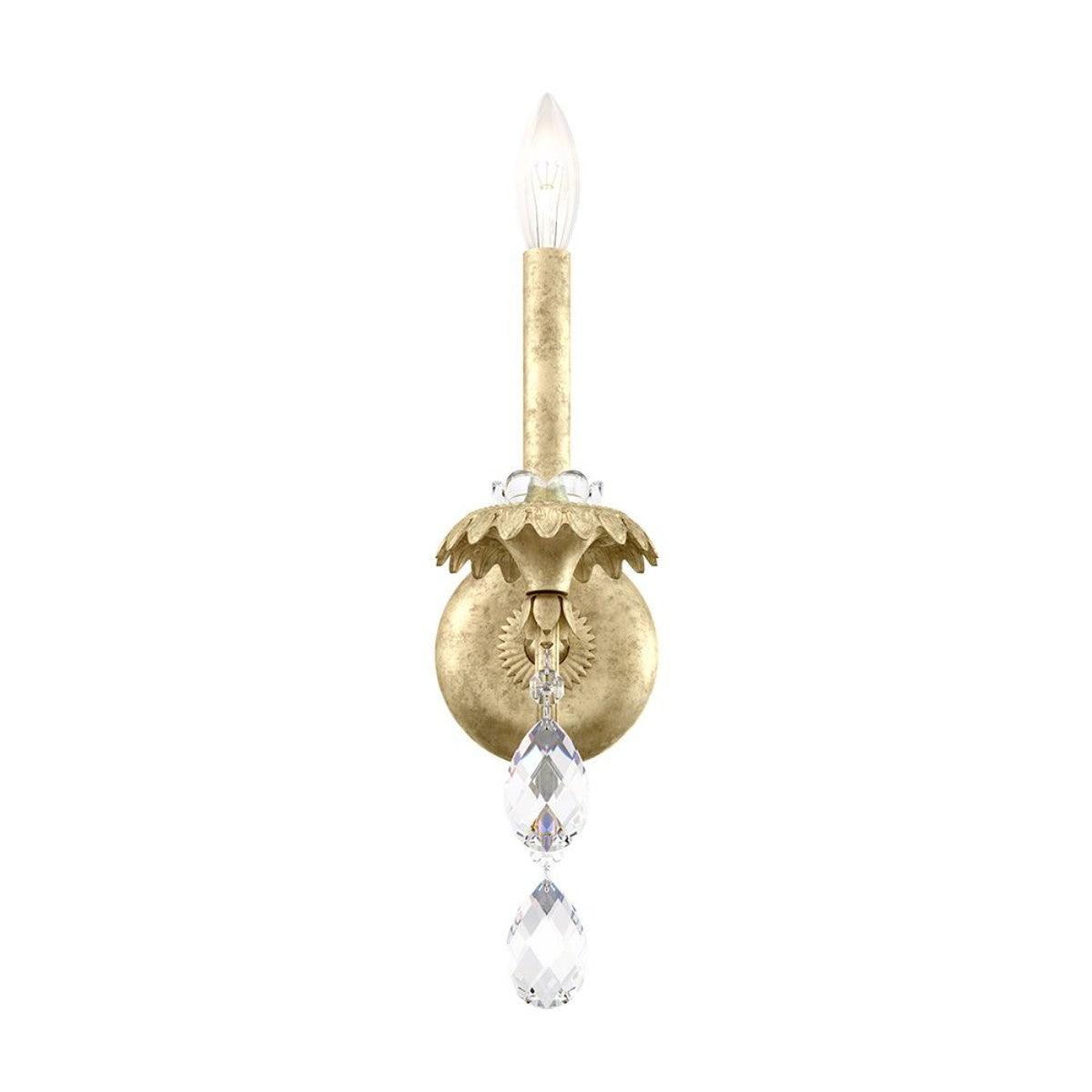 Helenia 17 inch Armed Sconce with Clear Heritage Crystals