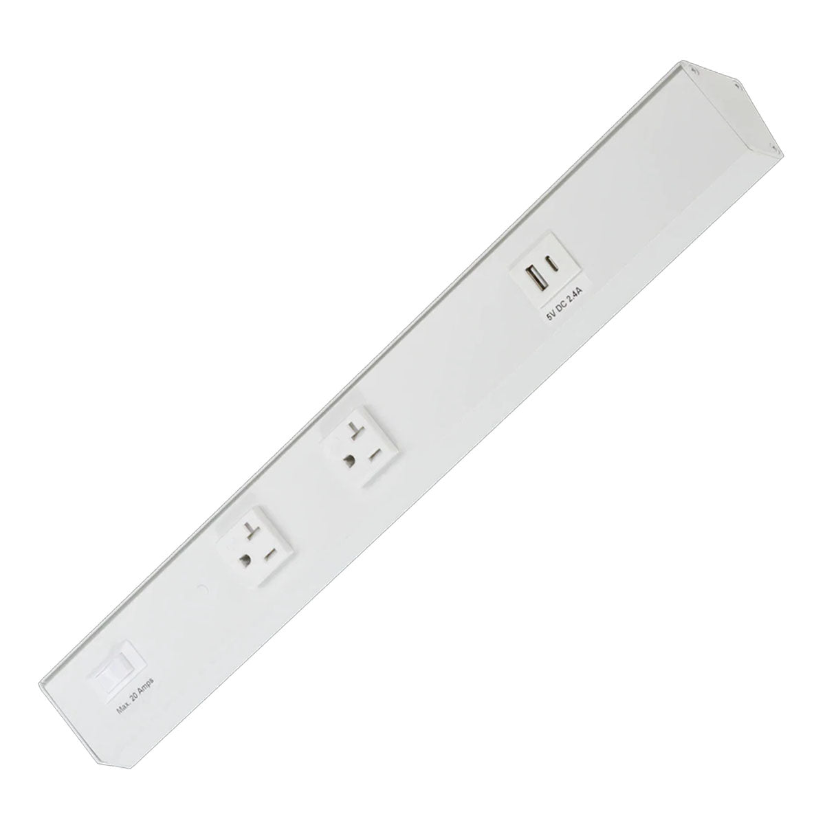 American Lighting Atom Power Strip | 120V AC, USB-A/C - Bees Lighting