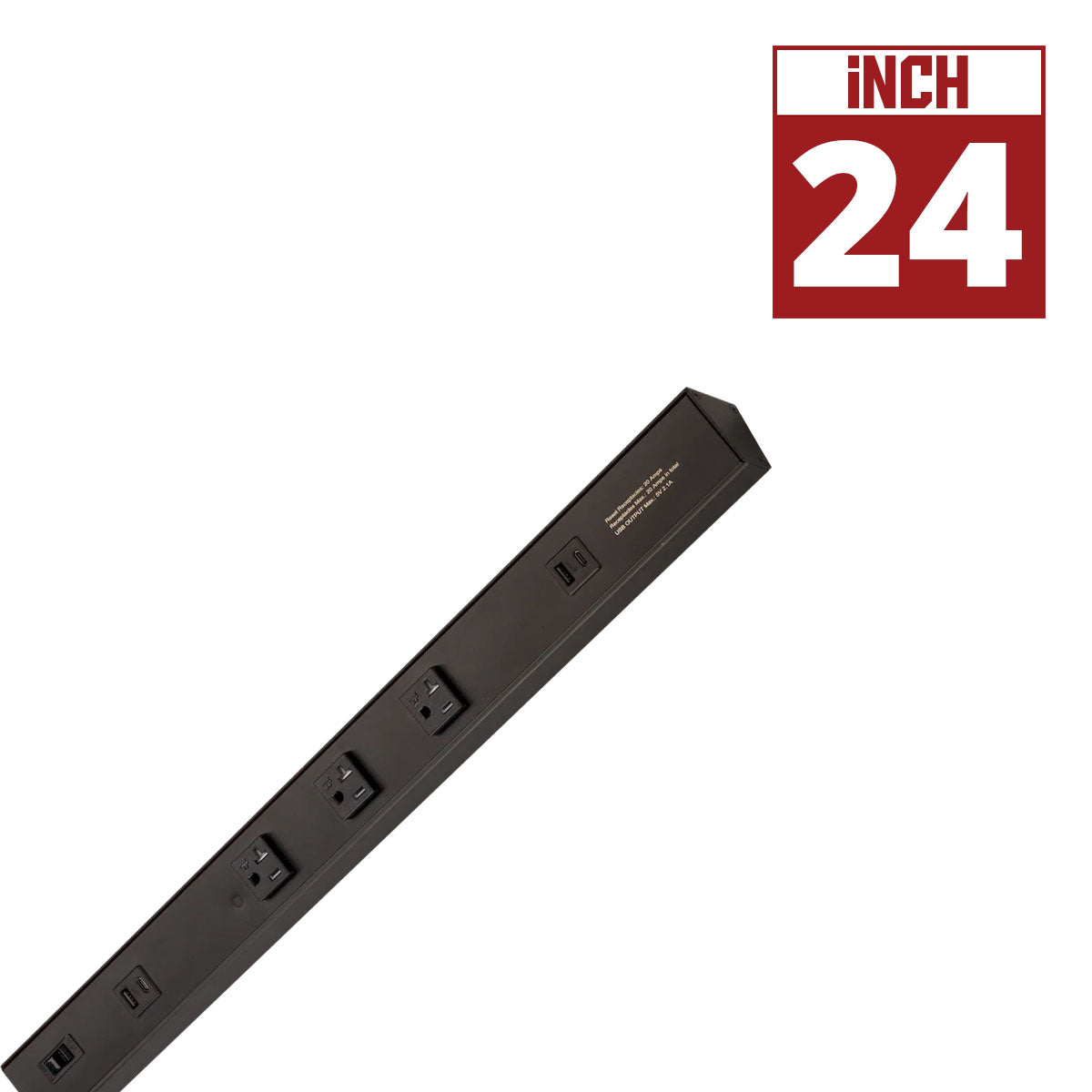American Lighting Atom Power Strip | 120V AC, USB-A/C - Bees Lighting