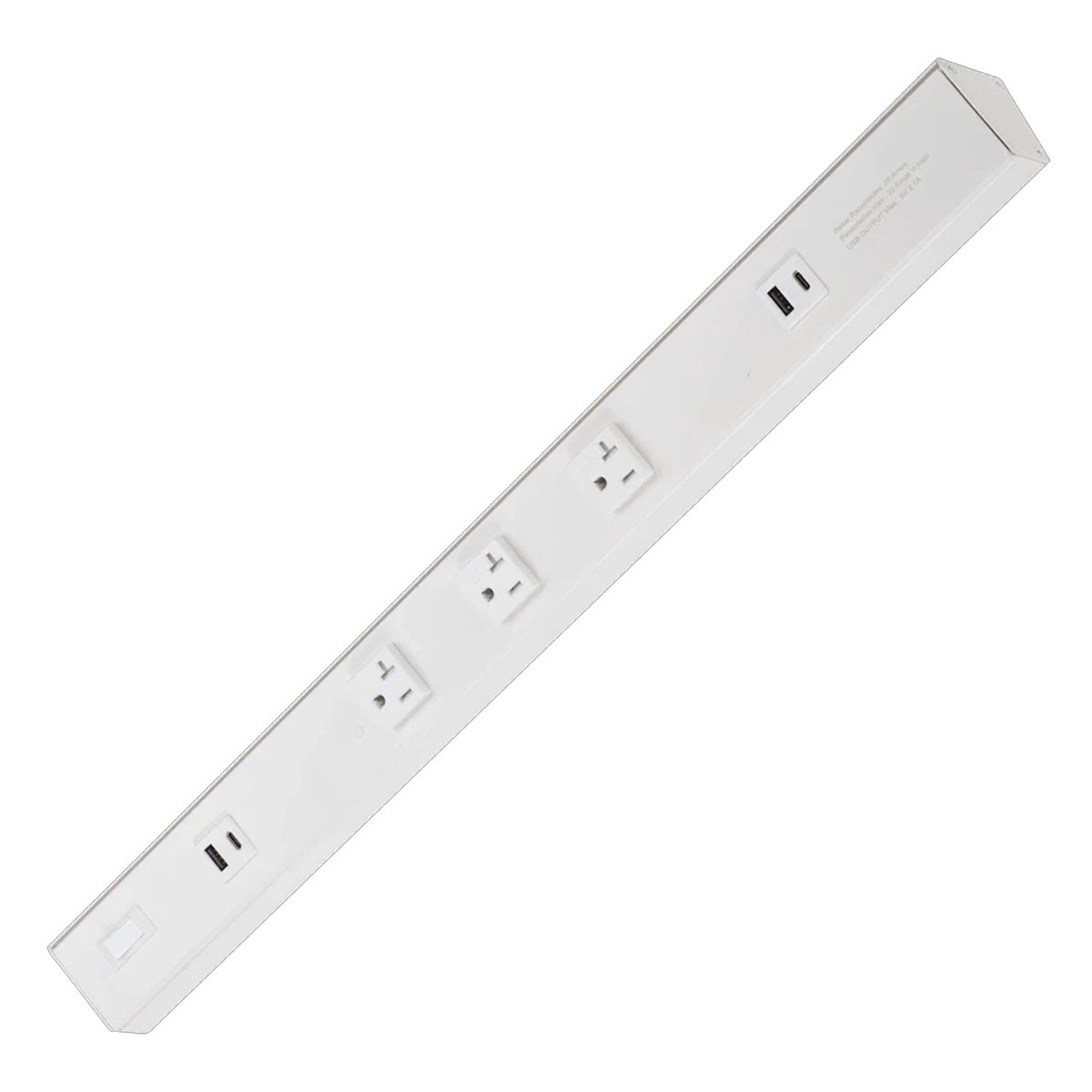 American Lighting Atom Power Strip | 120V AC, USB-A/C - Bees Lighting