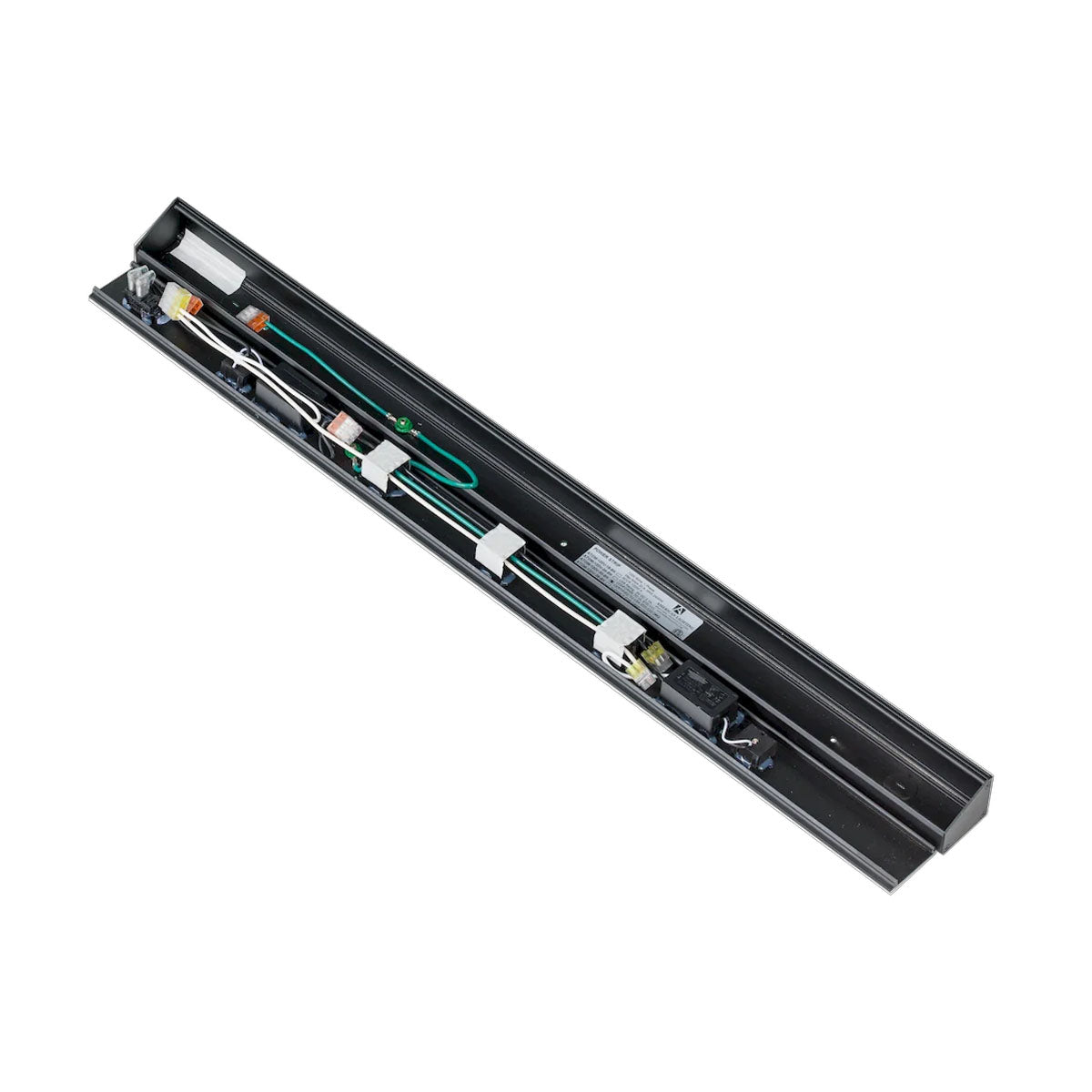 Atom 30" Under Cabinet Power Strip with 3 Receptacles and USB Ports, Black - Bees Lighting