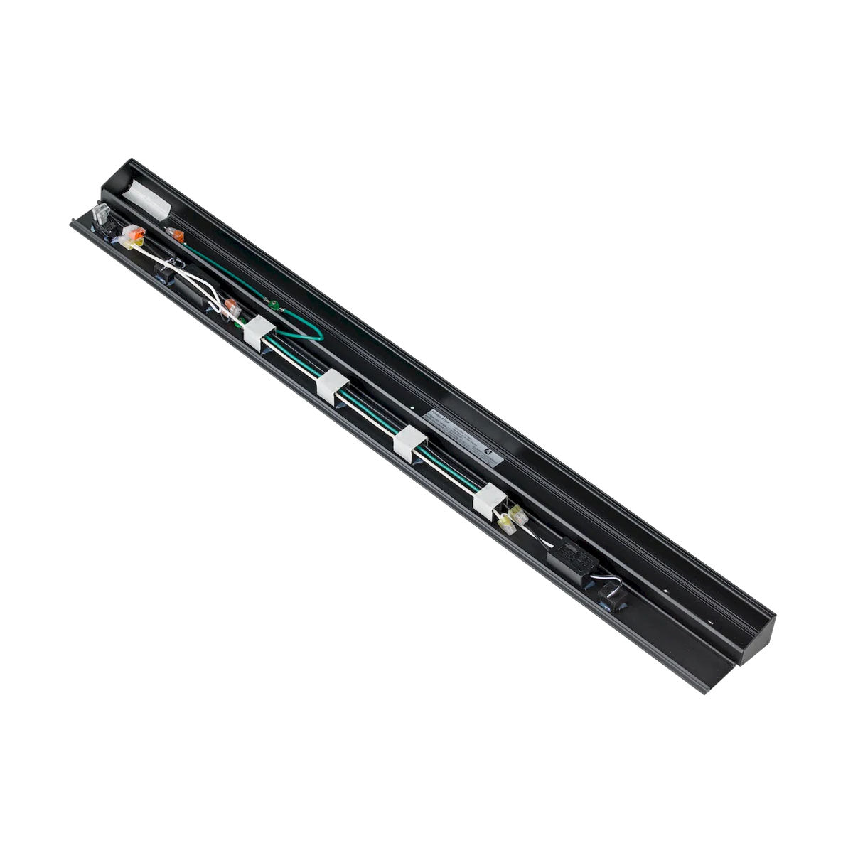 Atom 36" Under Cabinet Power Strip with 4 Receptacles and USB Ports, Black - Bees Lighting