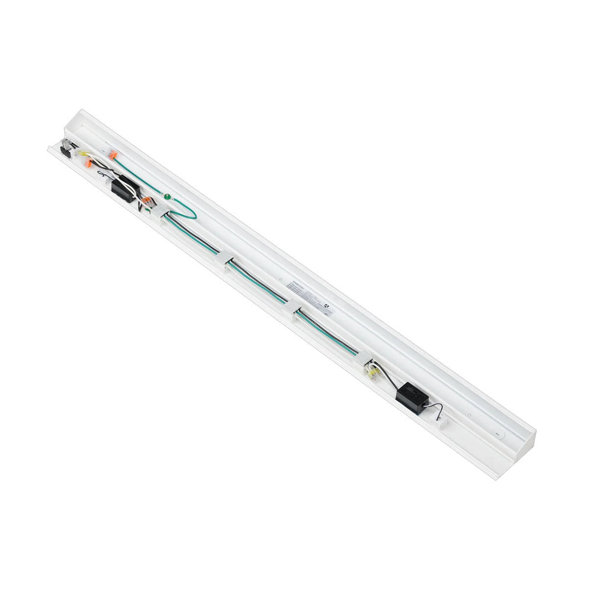 Atom 40" Under Cabinet Power Strip with 4 Receptacles and USB Ports, White - Bees Lighting