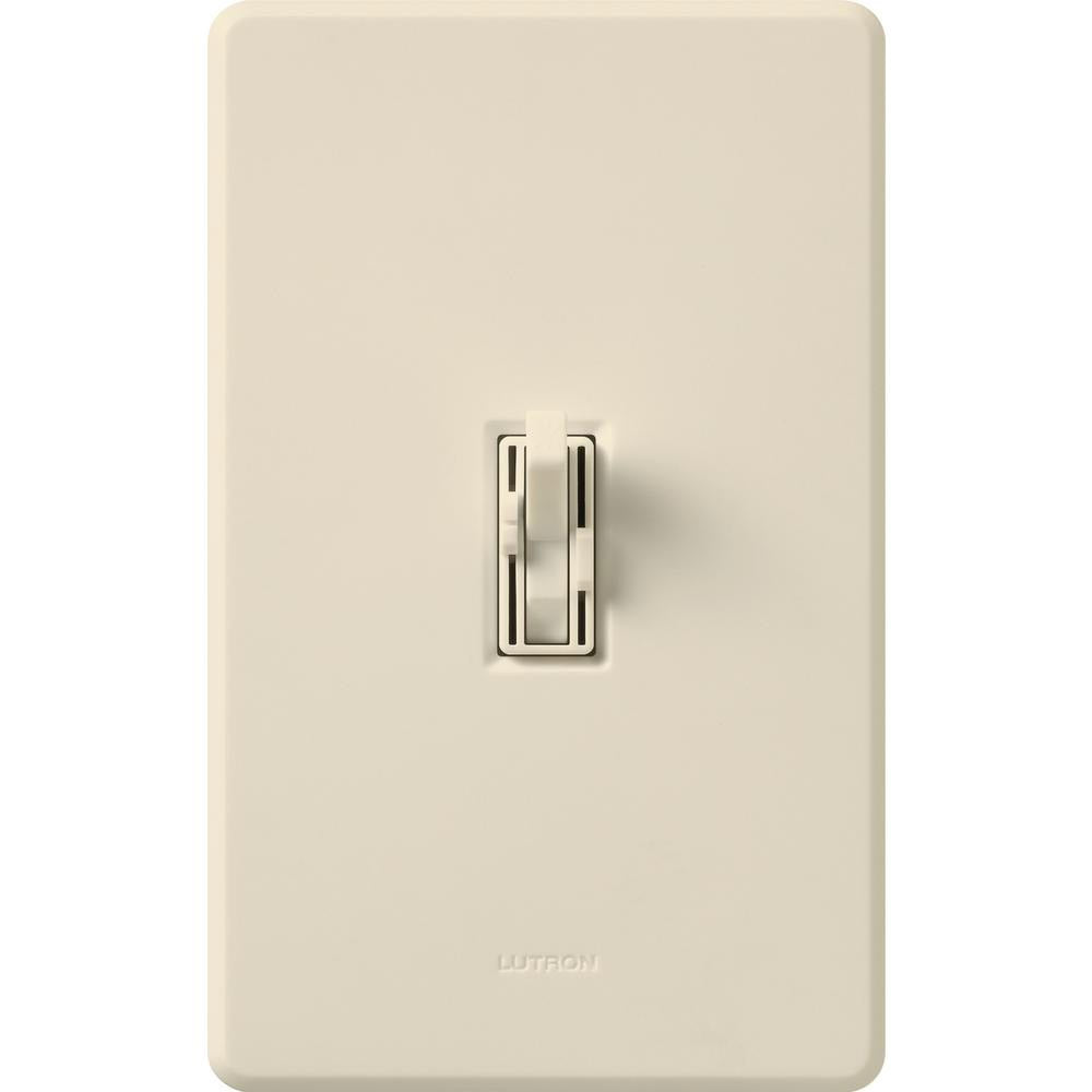 Ariadni Toggler 3-Speed Fan Control and Dimmer Switch, Single Pole, Light Almond - Bees Lighting
