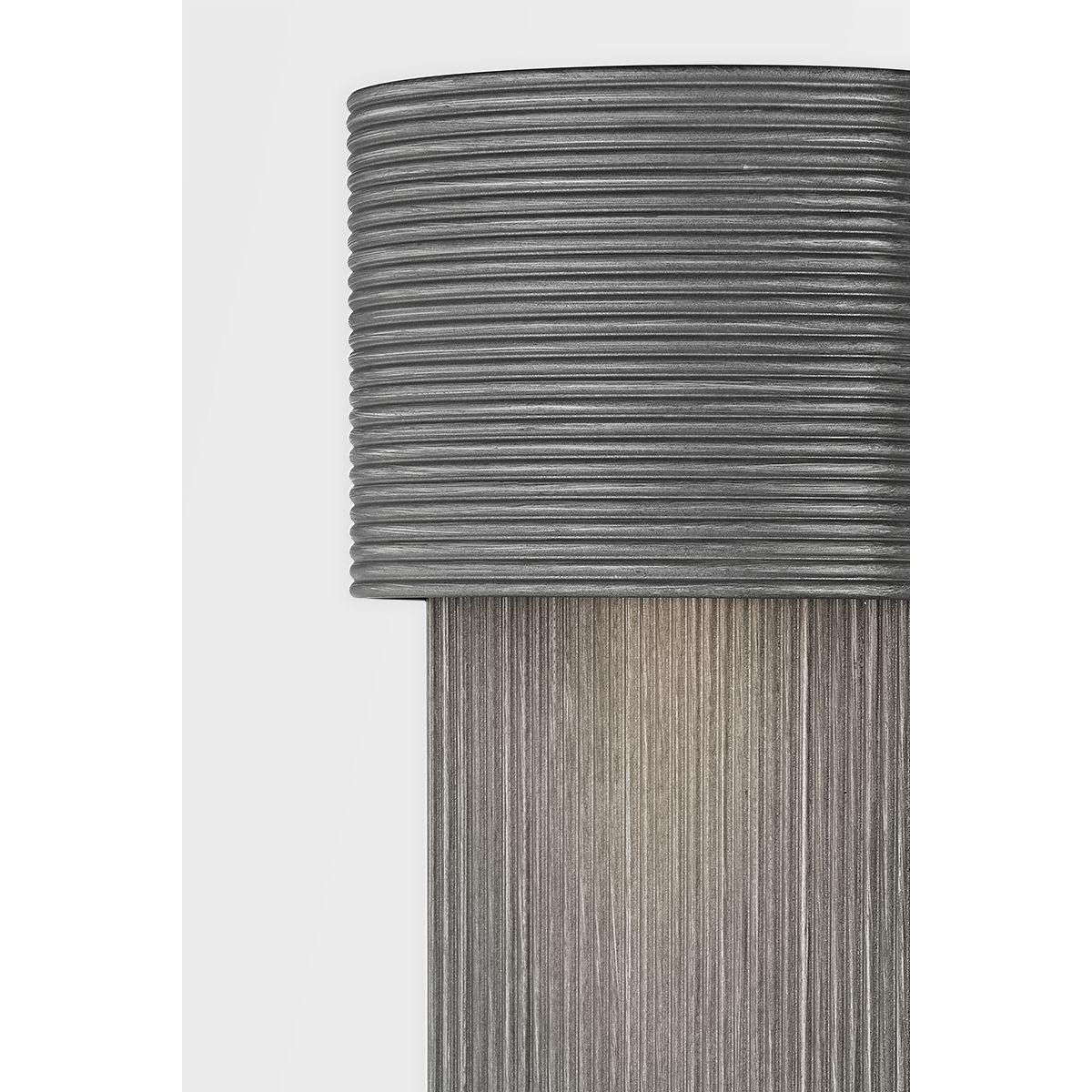 TEMPE 12 in. LED Outdoor Wall Sconce Graphite Finish - Bees Lighting