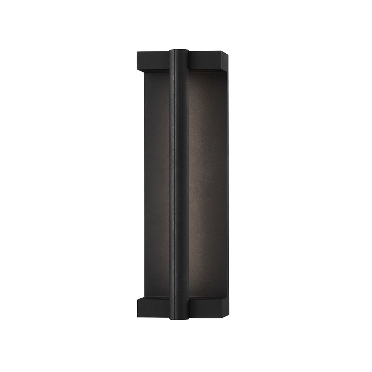 Calla 15 in. LED Outdoor Wall Sconce Textured Black Finish