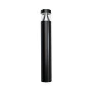 42" Round LED Bollard Light, 24W, Flat Top, 30K/40K/50K, Black, 120-277V