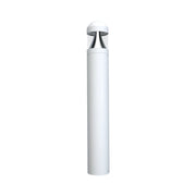 42" Round LED Bollard Light, 24W, Dome Top, 30K/40K/50K, White, 120-277V