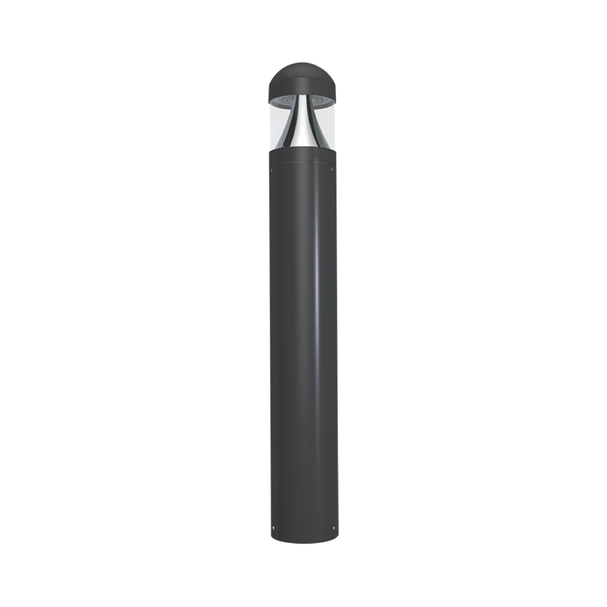 42" Round LED Bollard Light, 24W, Dome Top, 30K/40K/50K, Bronze, 120-277V