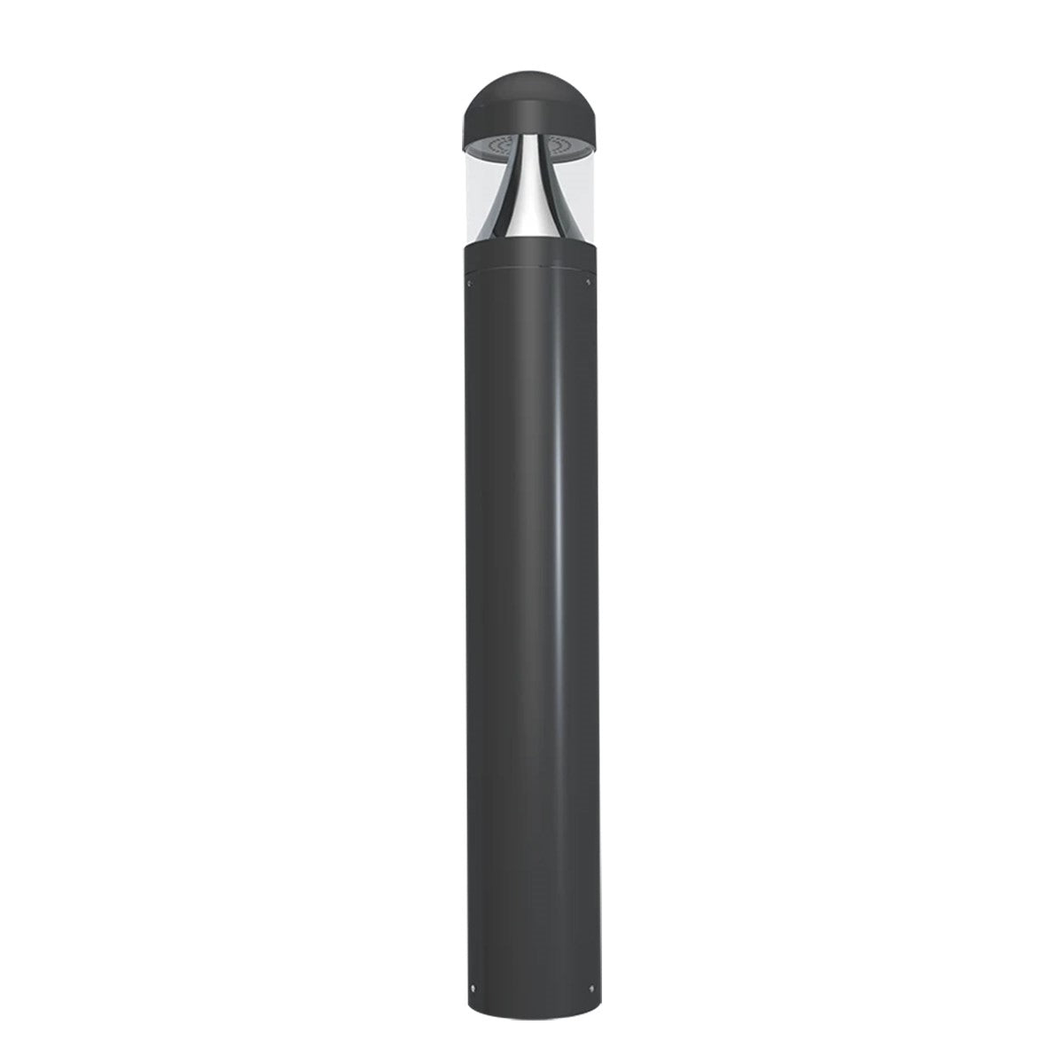 42" Round LED Bollard Light, 24W, Dome Top, 30K/40K/50K, Bronze, 120-277V - Bees Lighting
