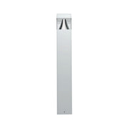 42" Square LED Bollard Light, 24W, Flat Top, 30K/40K/50K, White, 120-277V