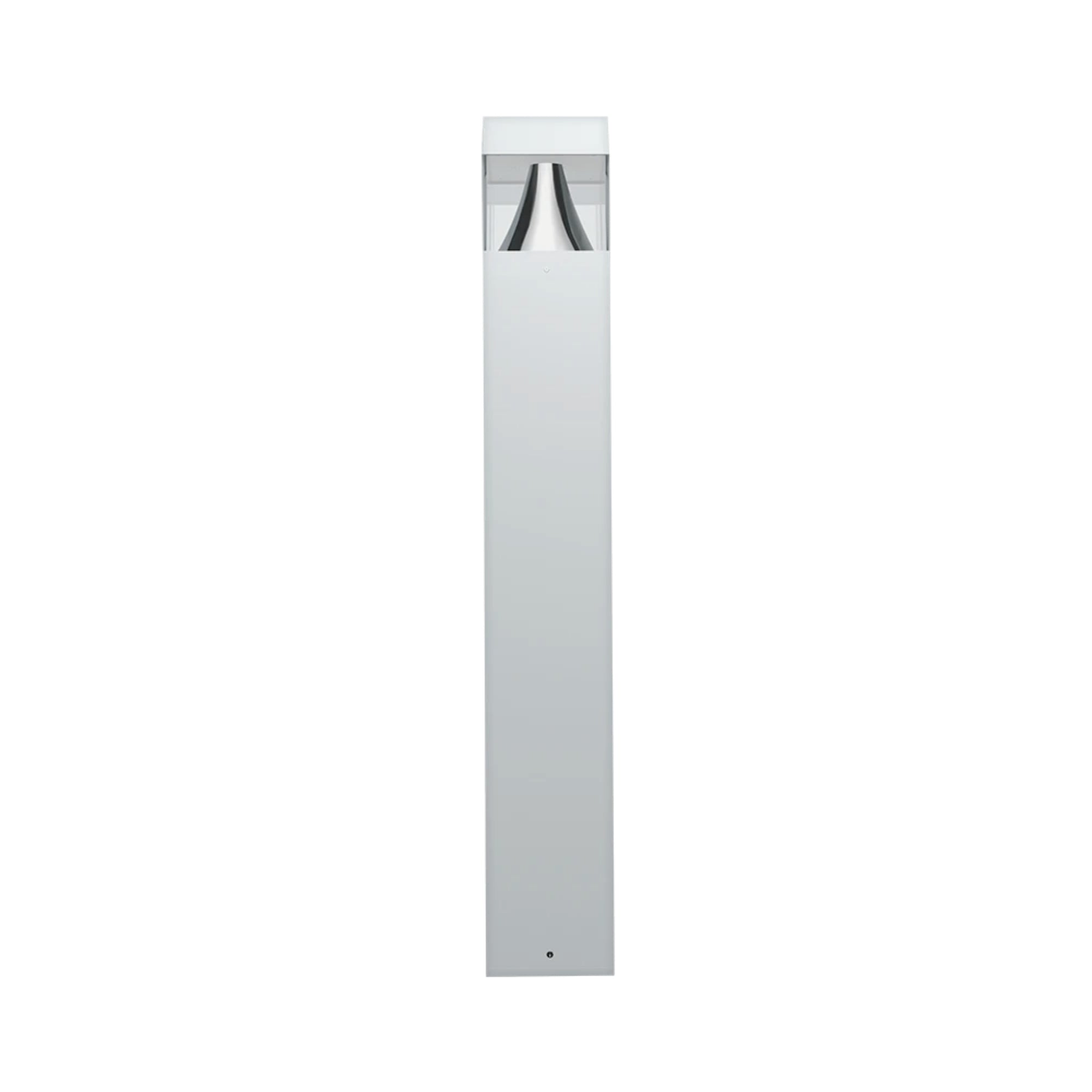 42" Square LED Bollard Light, 24W, Flat Top, 30K/40K/50K, White, 120-277V