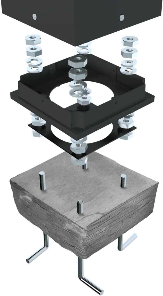 RAB B17 Field Adjustable Bollards - Bees Lighting