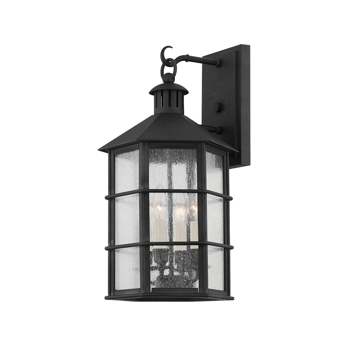 Lake County Outdoor Wall Lantern Iron Finish - Bees Lighting
