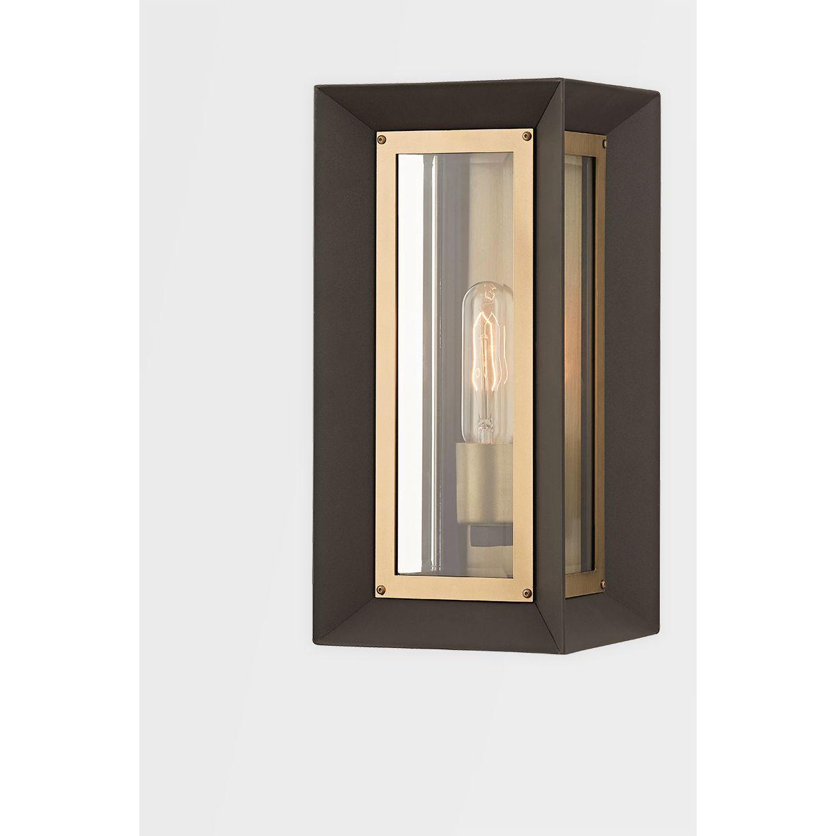 LOWRY 14 in. Outdoor Wall Sconce Textured Bronze Finish