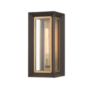 LOWRY Outdoor Wall Sconce Textured Bronze Finish - Bees Lighting
