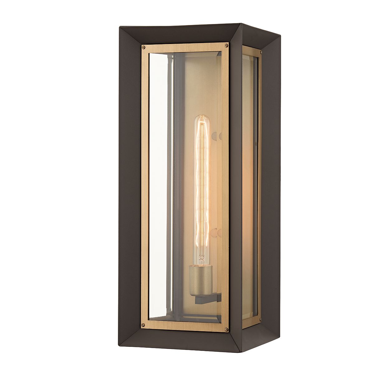 LOWRY 21 in. Outdoor Wall Sconce Textured Bronze Finish