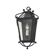 SANTA BARBARA COUNTY 17 in. Outdoor Wall Lantern French iron Finish - Bees Lighting