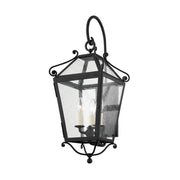 Santa Barbara County Outdoor Wall Lantern French Iron Finish - Bees Lighting