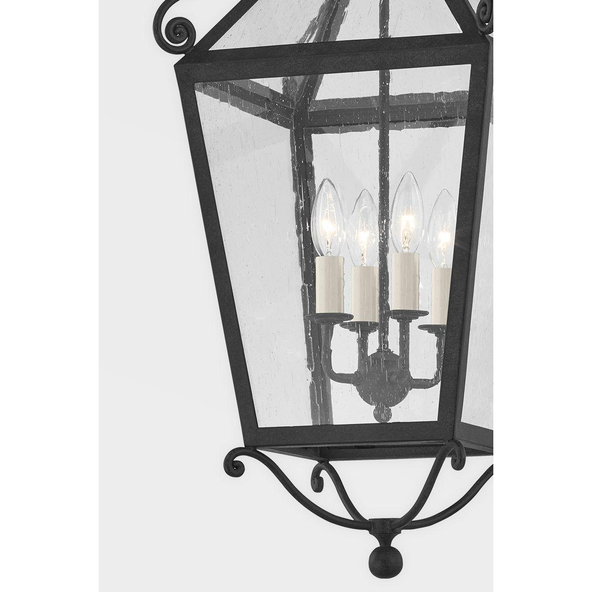 Santa Barbara County Outdoor Wall Lantern French Iron Finish - Bees Lighting