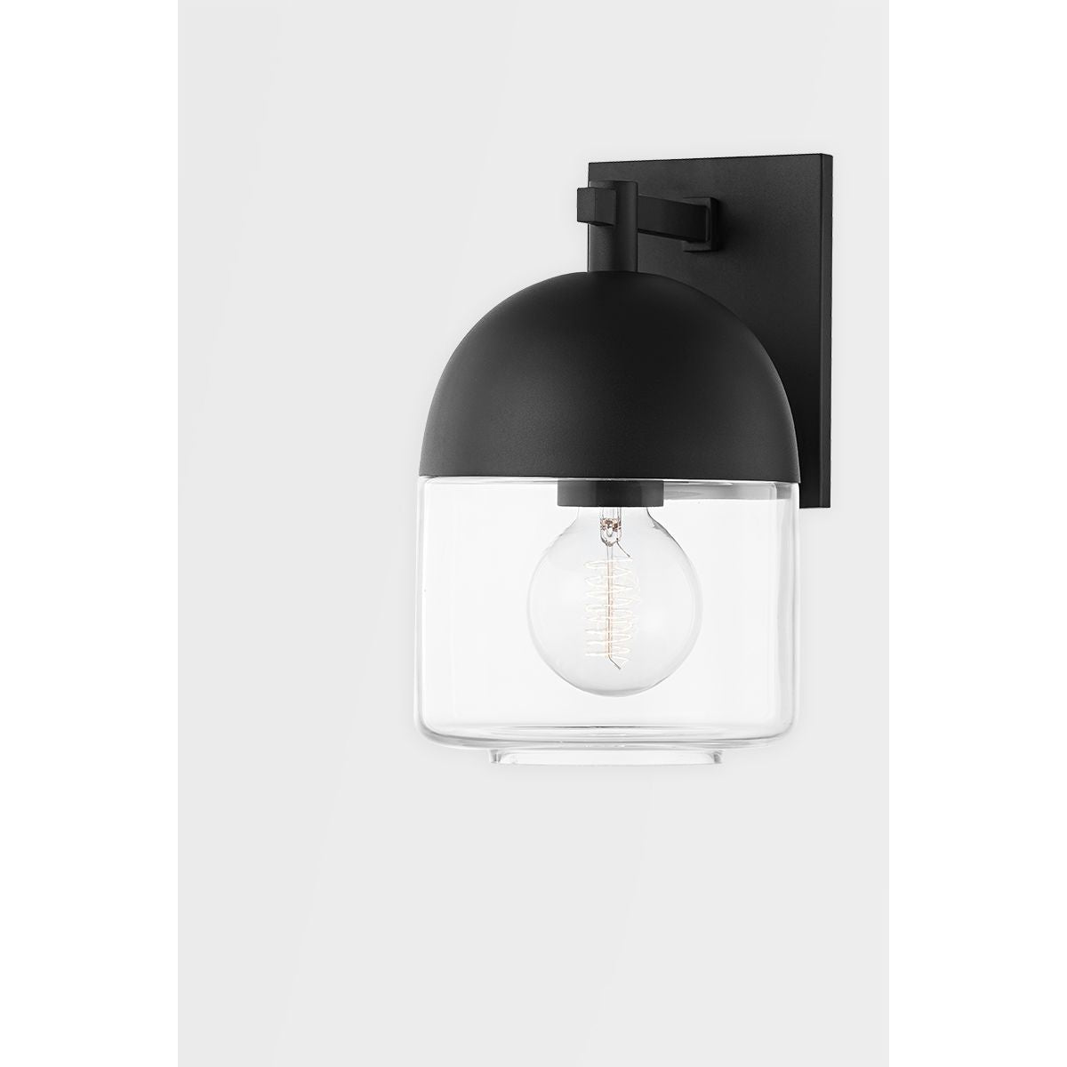 ZEPHYR 11 in. Outdoor Wall Sconce Textured Black Finish - Bees Lighting