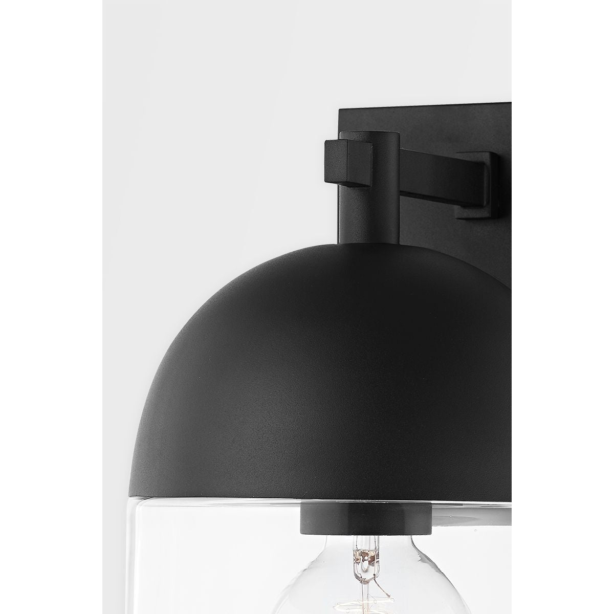 ZEPHYR 11 in. Outdoor Wall Sconce Textured Black Finish - Bees Lighting