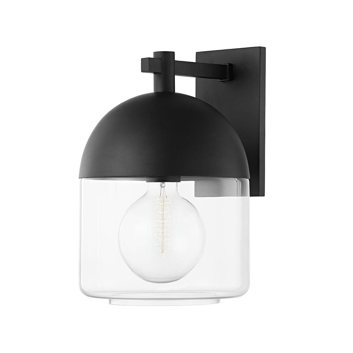 ZEPHYR Outdoor Wall Sconce Textured Black Finish - Bees Lighting