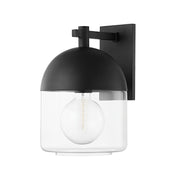 ZEPHYR Outdoor Wall Sconce Textured Black Finish - Bees Lighting
