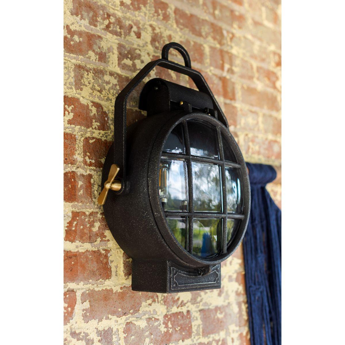 POINT LOOKOUT 19 in. 2 Lights Outdoor Wall Sconce Silver Finish