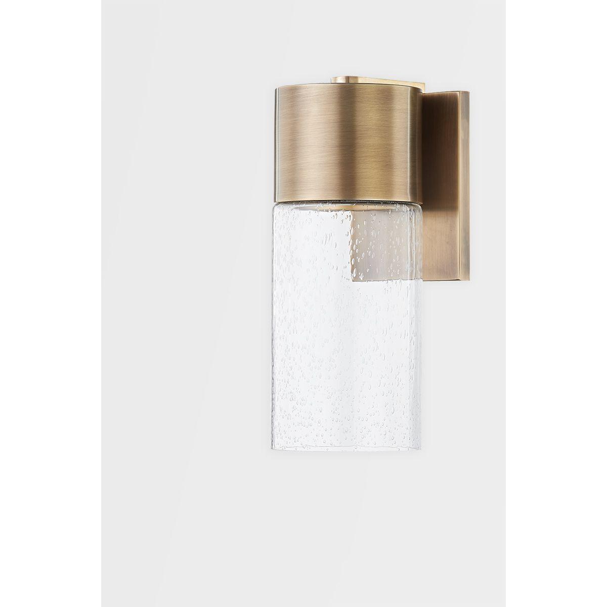 Pristine 13 in. LED Outdoor Wall Sconce Brass Finish