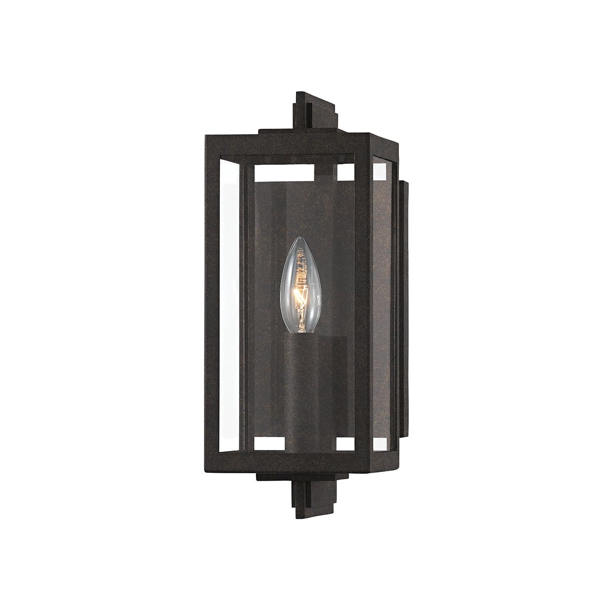 NICO Outdoor Wall Lantern French Iron Finish - Bees Lighting