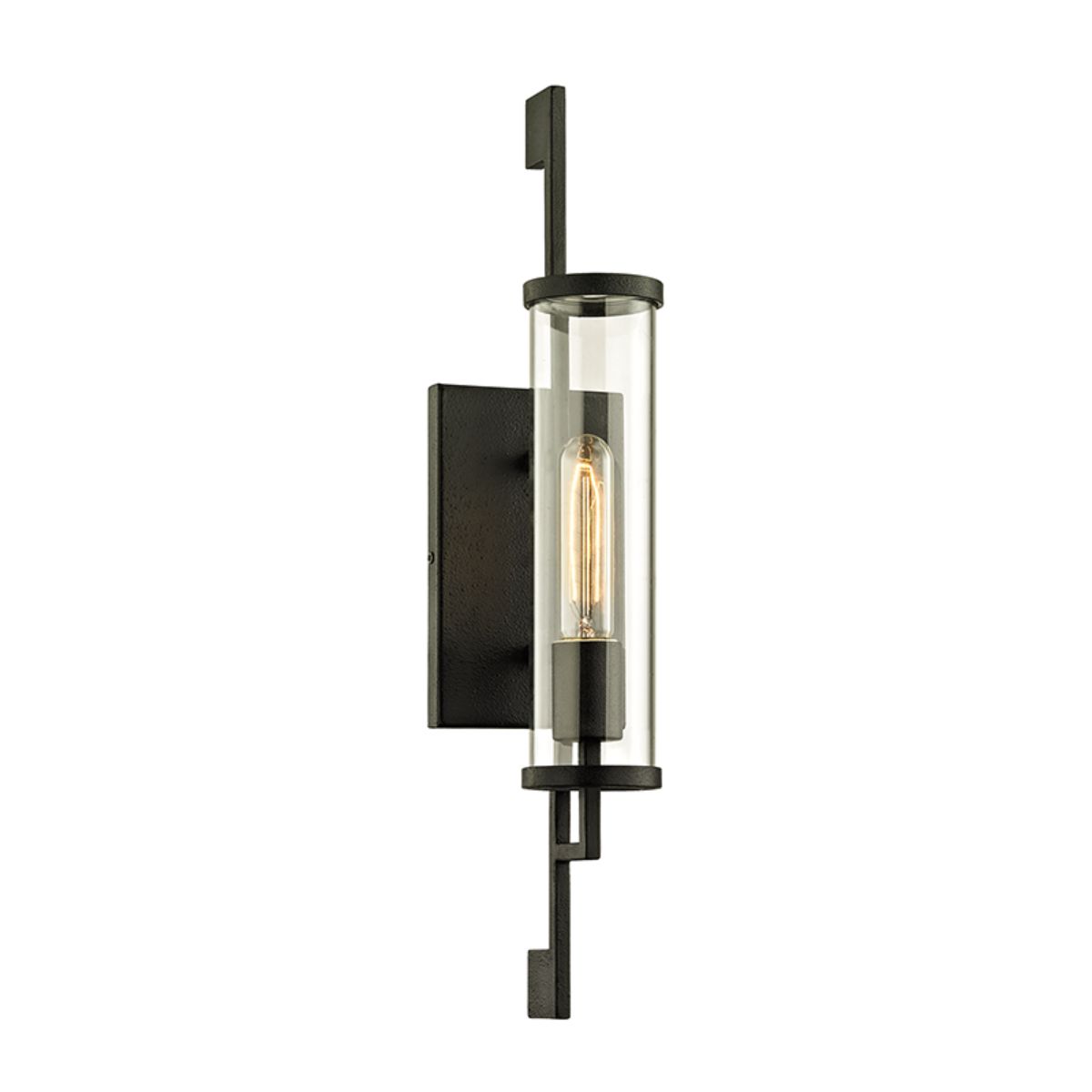 PARK SLOPE 8 in. Outdoor Wall Sconce Forged iron Finish