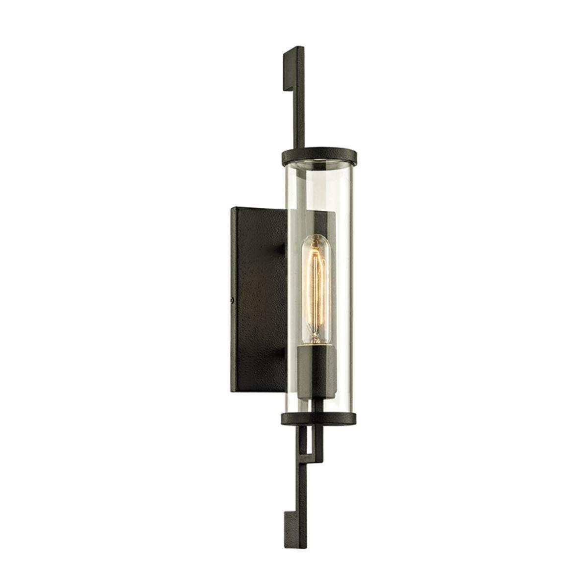 PARK SLOPE 8 in. Outdoor Wall Sconce Forged iron Finish - Bees Lighting