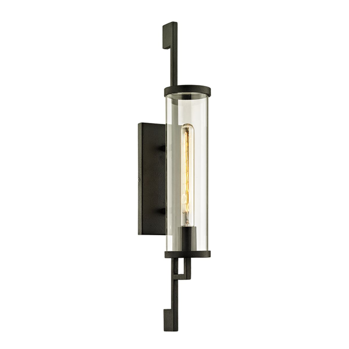 PARK SLOPE 10 in. Outdoor Wall Sconce Forged iron Finish